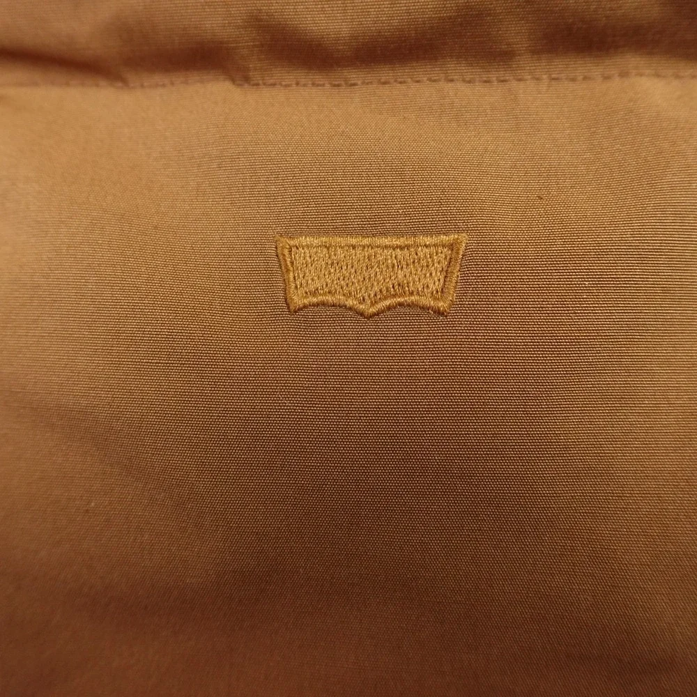 NEW Levis Jacket Mens S Brown‎ Hooded Quilted Parka Insulated Puffer Chore Coat